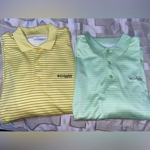 Set of 2 Mens Columbia PFG Omnishade Polo